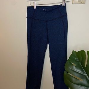 Cropped stripe leggings